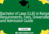 Bachelor of Laws (LLB) in Kenya: Requirements, Fees, Universities and Admission Guide